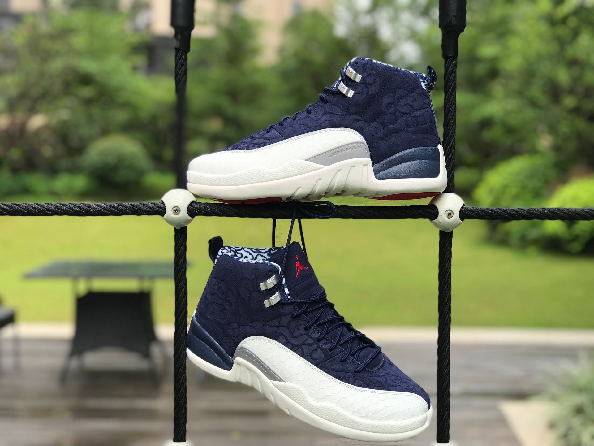 Nike Air Jordan 12 International Flight New Aj12 12s Navy Blue White Bv8016 445 12 - www.kickbulk.cc